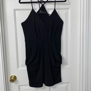 BCBG Generation black dress with baggy side pockets. Size medium